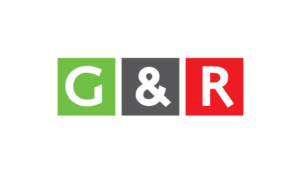 The G&R logo, simple by design