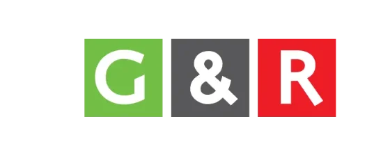 The G&R logo, simple by design